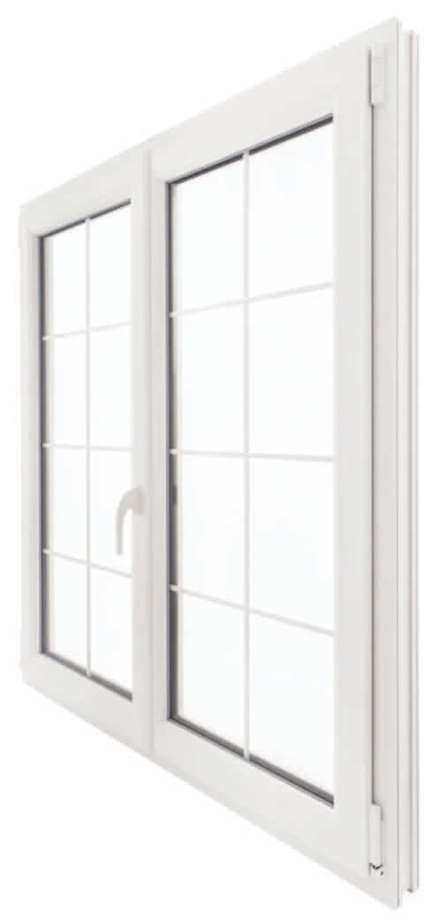 Porte-fenêtre PVC haut de gamme design Harmonia sur mesure à Rochefort - Vue 1